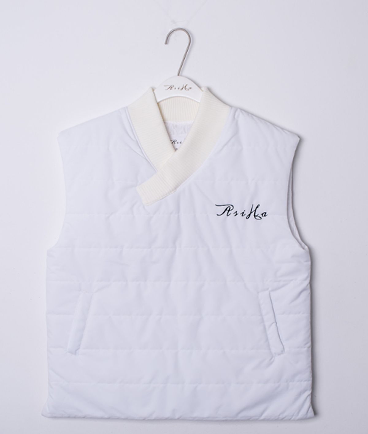 아시하(ASIHA) M [F/W] AsiHa 한복 조끼패딩 White