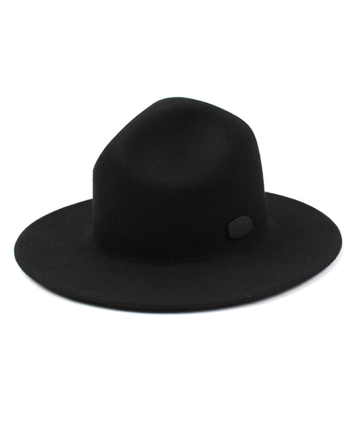 유니버셜 케미스트리(UNIVERSAL CHEMISTRY) Black Metal Logo Y Wool Fedora BK 메탈페도라