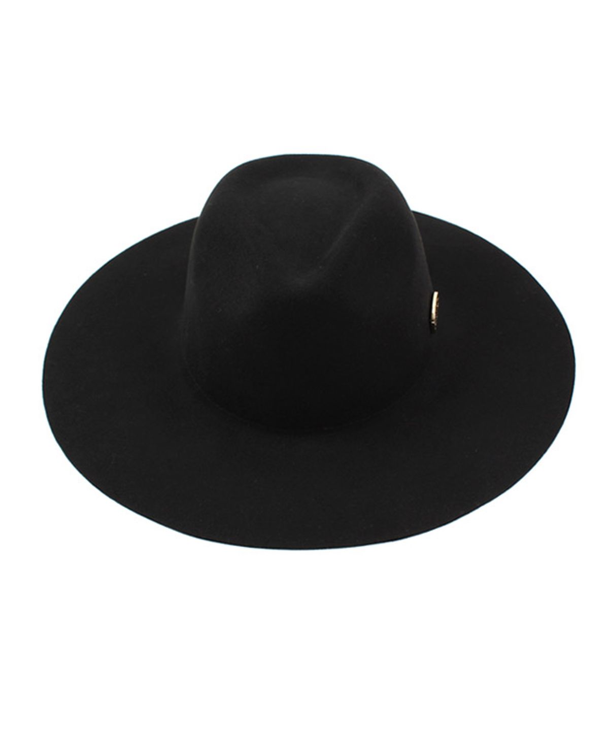 유니버셜 케미스트리(UNIVERSAL CHEMISTRY) Gold Metal Long Wool Fedora BK 메탈롱페도라