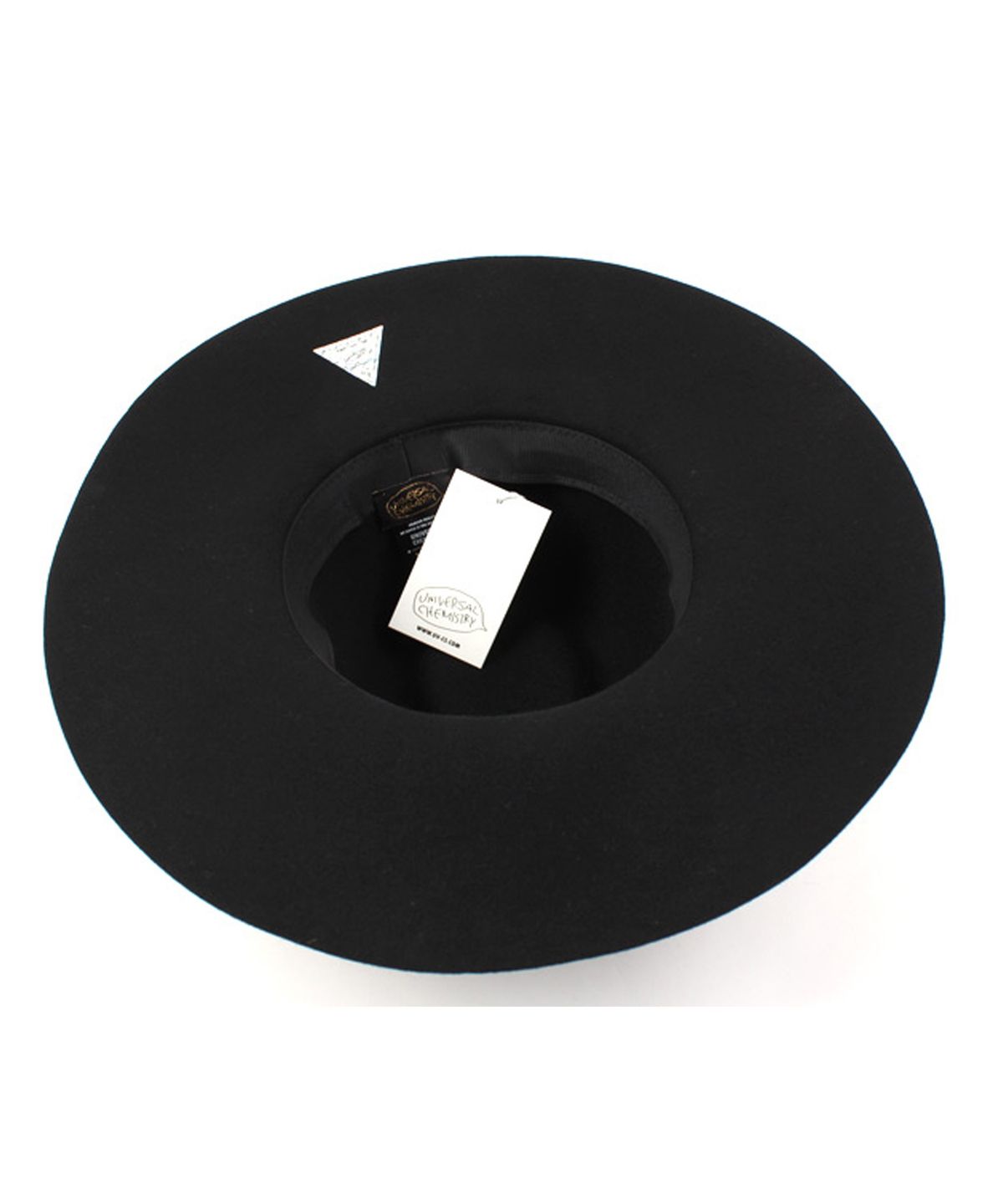 유니버셜 케미스트리(UNIVERSAL CHEMISTRY) Black Metal Long Wool Fedora BK 메탈롱페도라