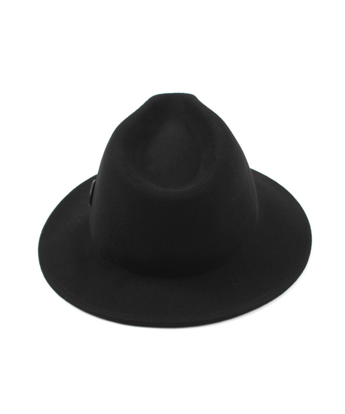 유니버셜 케미스트리(UNIVERSAL CHEMISTRY) Black Metal Short Wool Fedora BK 메탈숏페도라