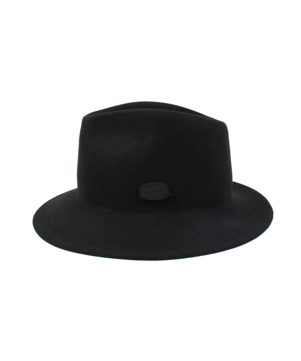 유니버셜 케미스트리(UNIVERSAL CHEMISTRY) Black Metal Short Wool Fedora BK 메탈숏페도라