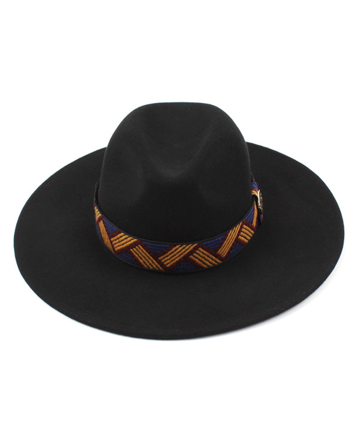 유니버셜 케미스트리(UNIVERSAL CHEMISTRY) Metal Ethnic Line Wool Fedora 에쓰닉라인페도라