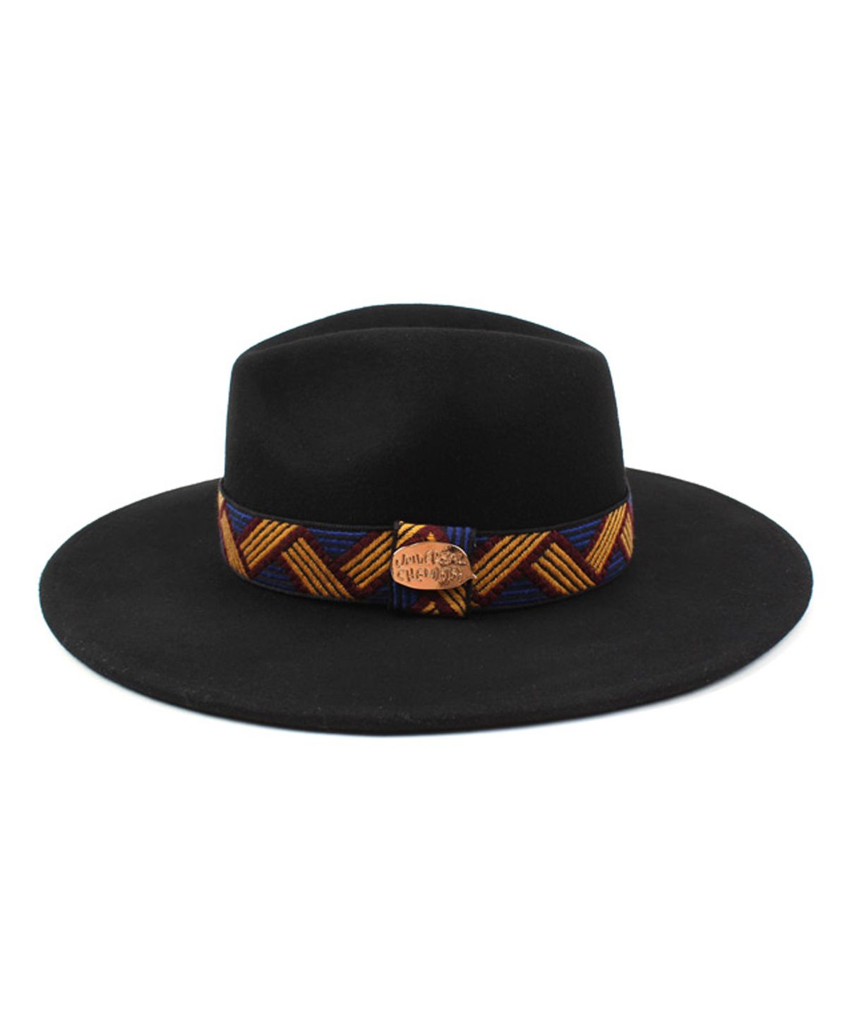 유니버셜 케미스트리(UNIVERSAL CHEMISTRY) Metal Ethnic Line Wool Fedora 에쓰닉라인페도라