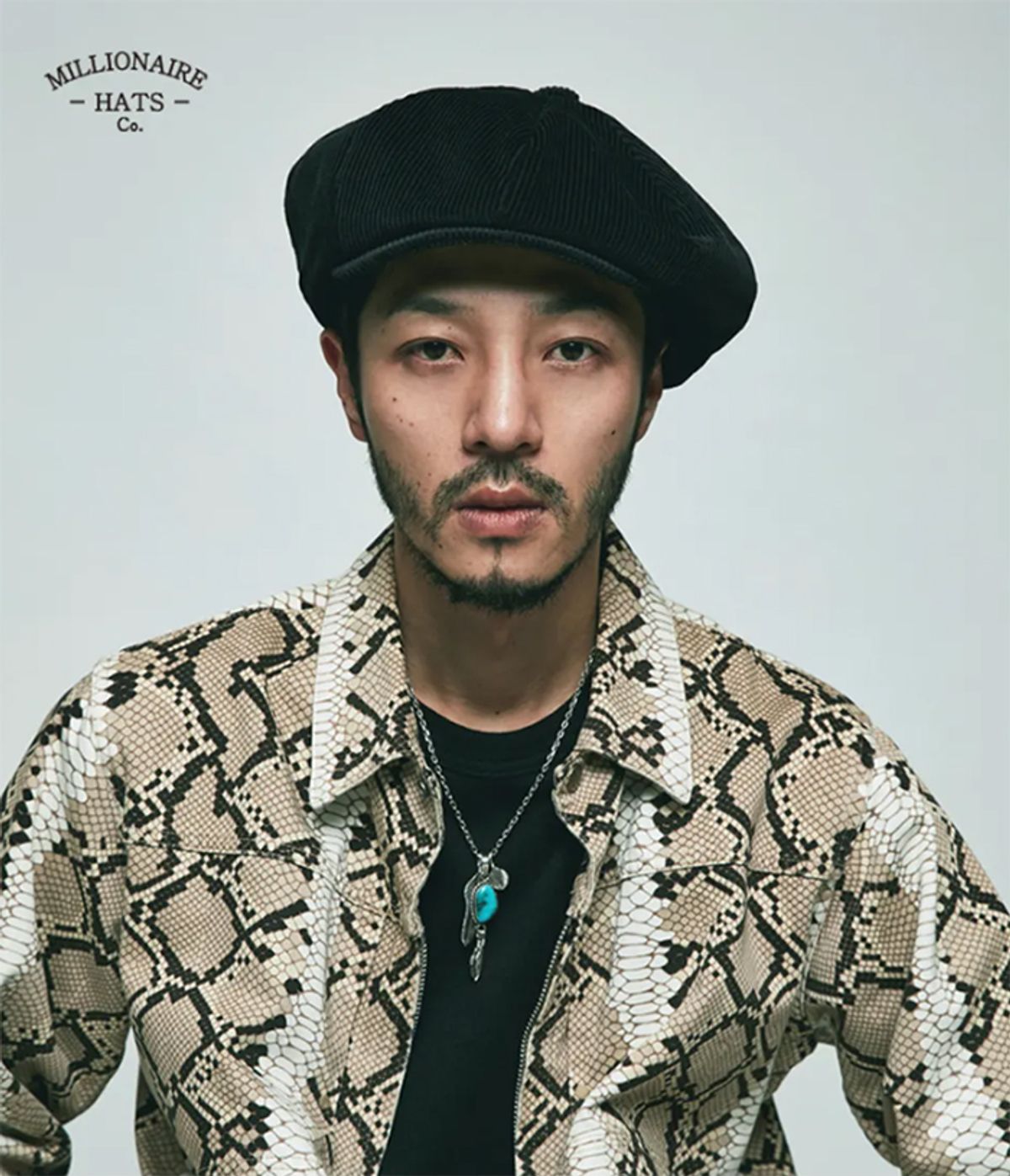밀리어네어햇(MILLIONAIRE HATS) needle cord big apple hat