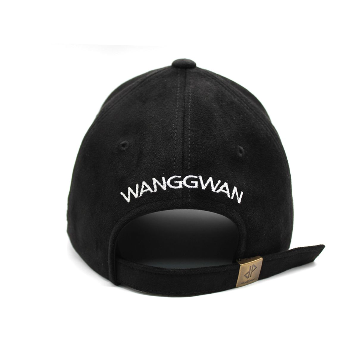 왕관(WANGGWAN) WANGGWAN 스웨이드 검정 볼캡 모자