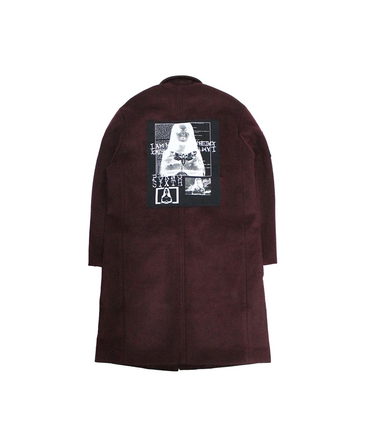 아임낫어휴먼비잉(I AM NOT A HUMAN BEING) Porno 6 Single Coat - Maroon