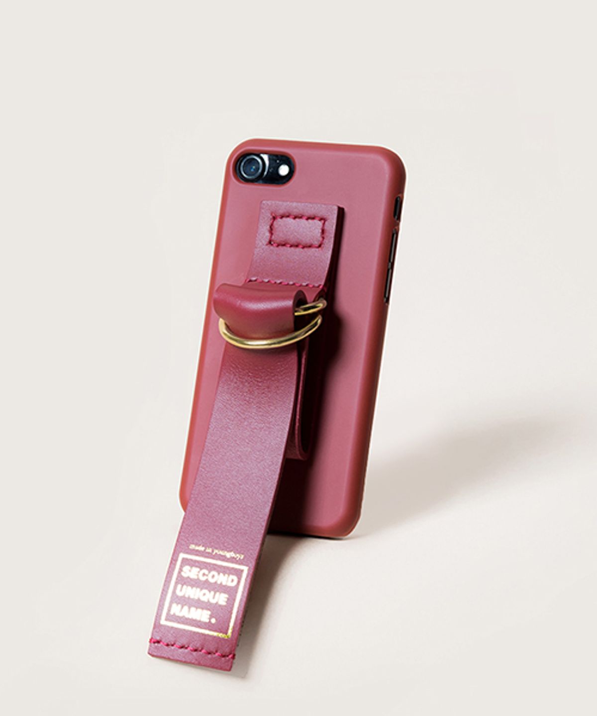 세컨드유니크네임(SECOND UNIQUE NAME) SUN CASE LEATHER BURGUNDY