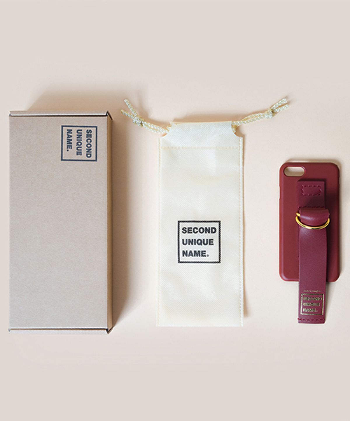 세컨드유니크네임(SECOND UNIQUE NAME) SUN CASE LEATHER GREENNAVY