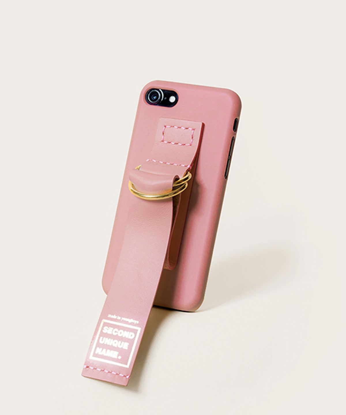 세컨드유니크네임(SECOND UNIQUE NAME) SUN CASE LEATHER INDIAN PINK