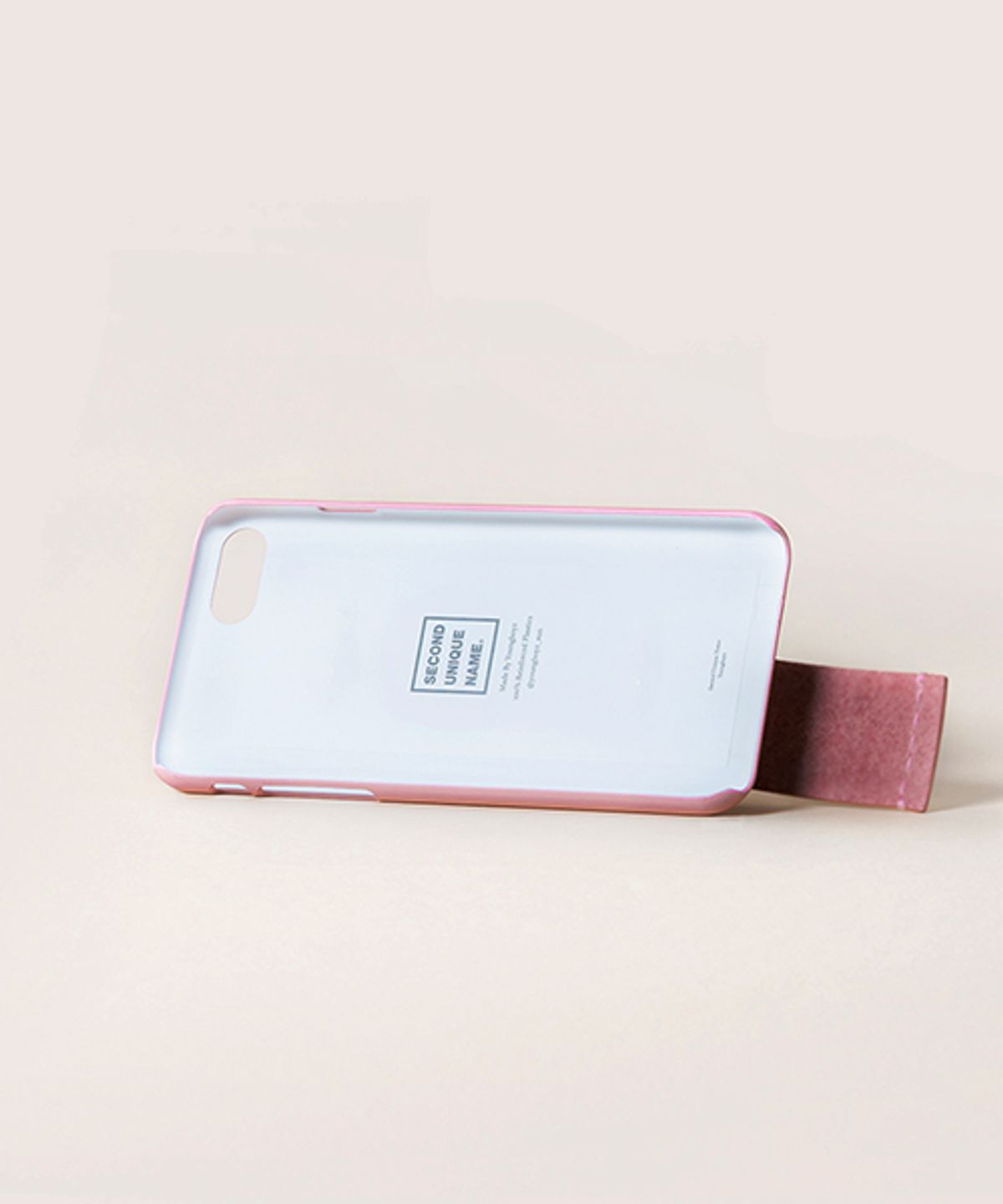 세컨드유니크네임(SECOND UNIQUE NAME) SUN CASE LEATHER INDIAN PINK