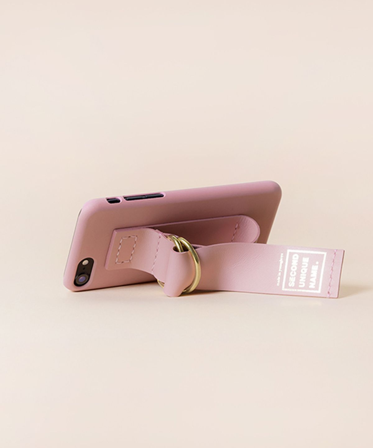세컨드유니크네임(SECOND UNIQUE NAME) SUN CASE LEATHER INDIAN PINK