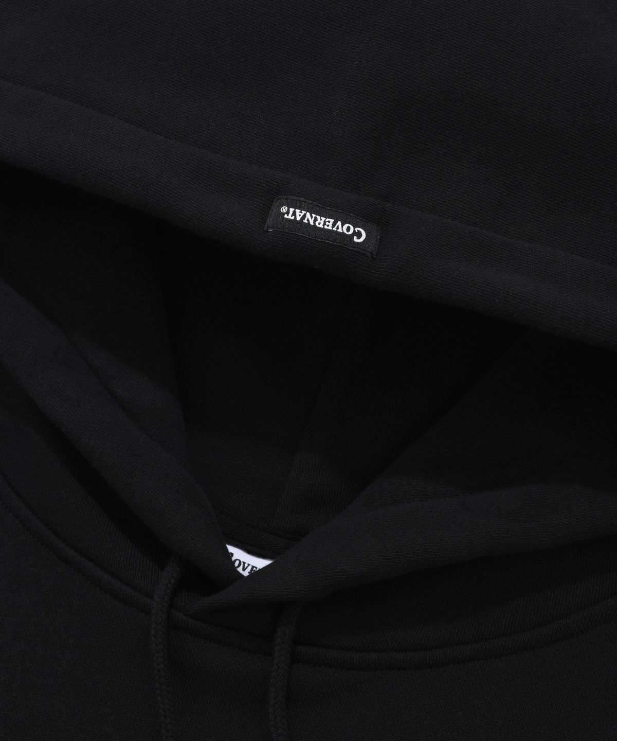 커버낫(COVERNAT) 어센틱 로고 후디 Black