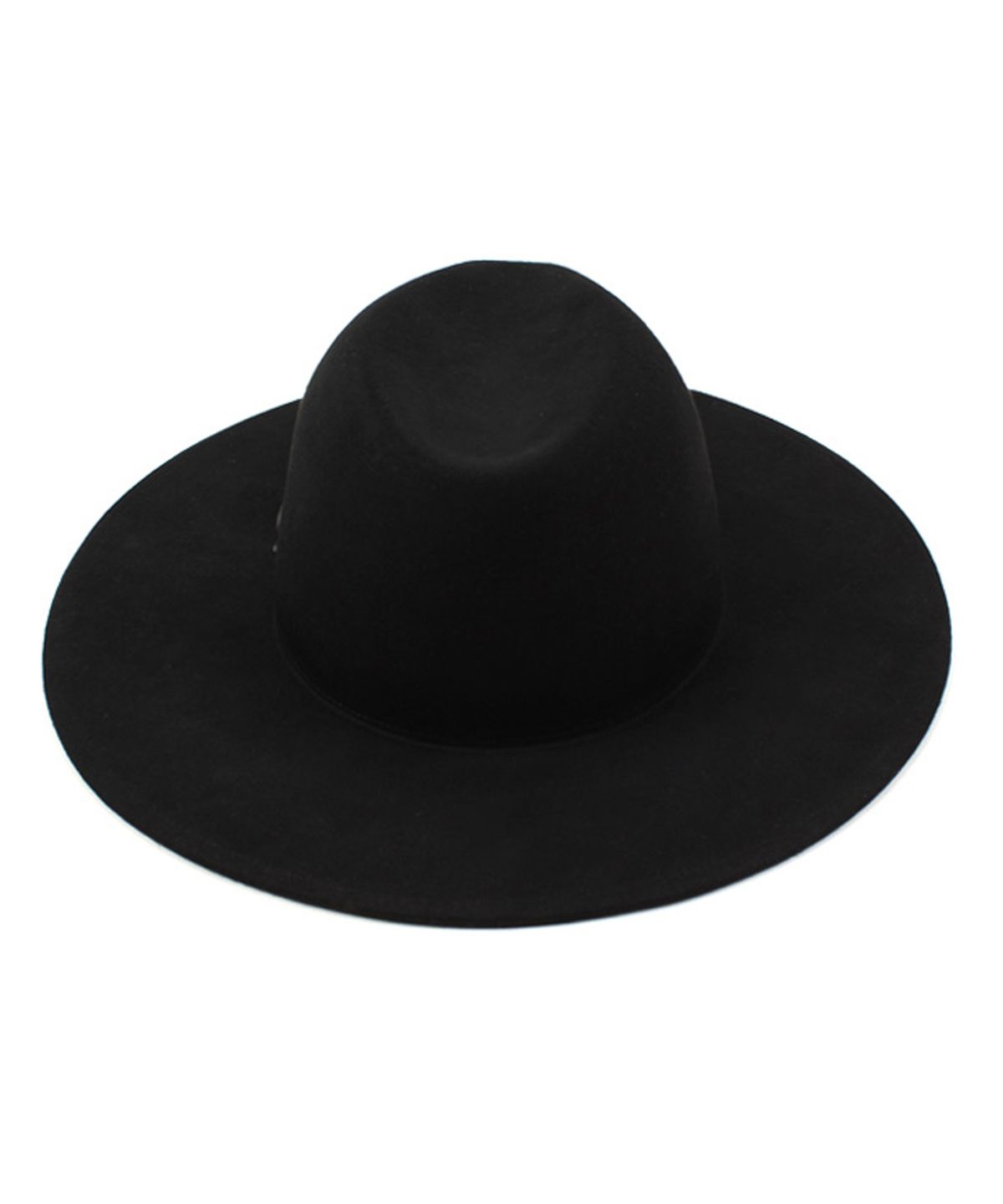 유니버셜 케미스트리(UNIVERSAL CHEMISTRY) Black Simple Wool Fedora BK 메탈페도라