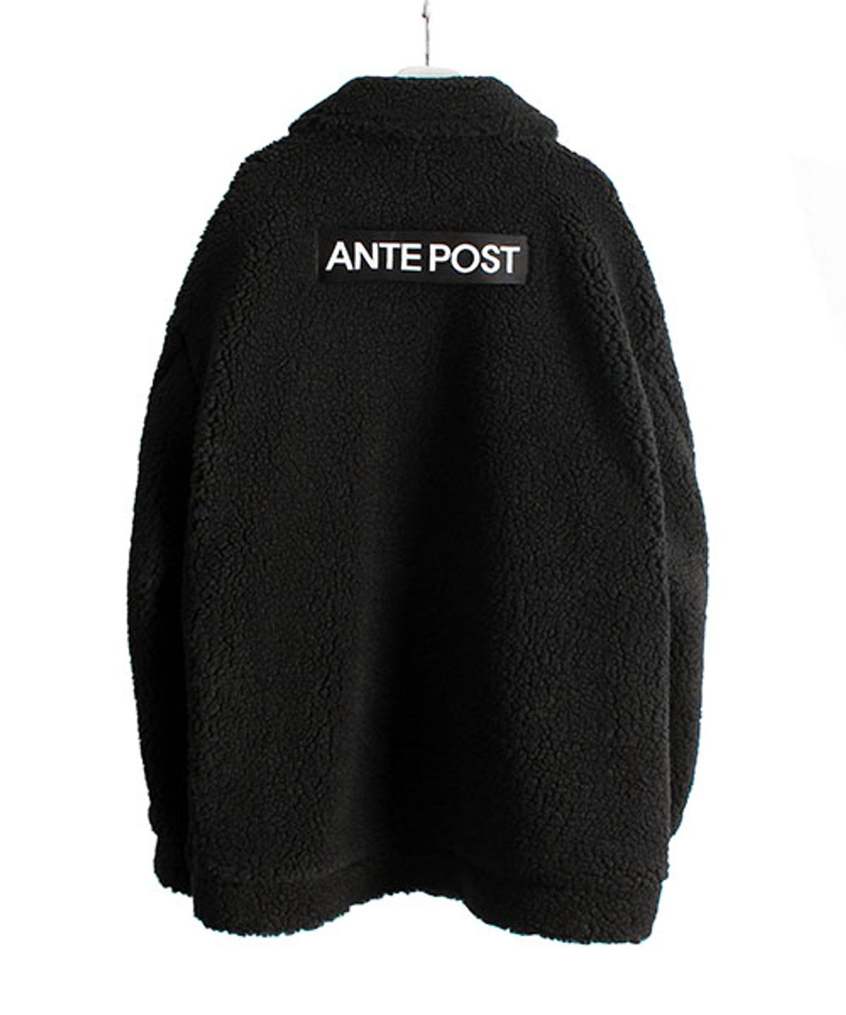 안트포스트(ANTEPOST) 헤비 보아 퍼 자켓 블랙