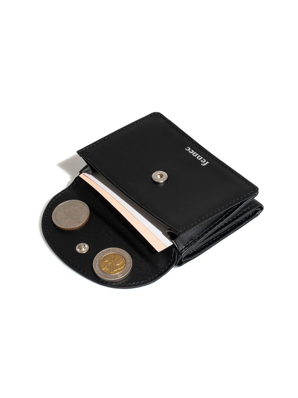 페넥(FENNEC) HALFMOON MINI WALLET - BLACK