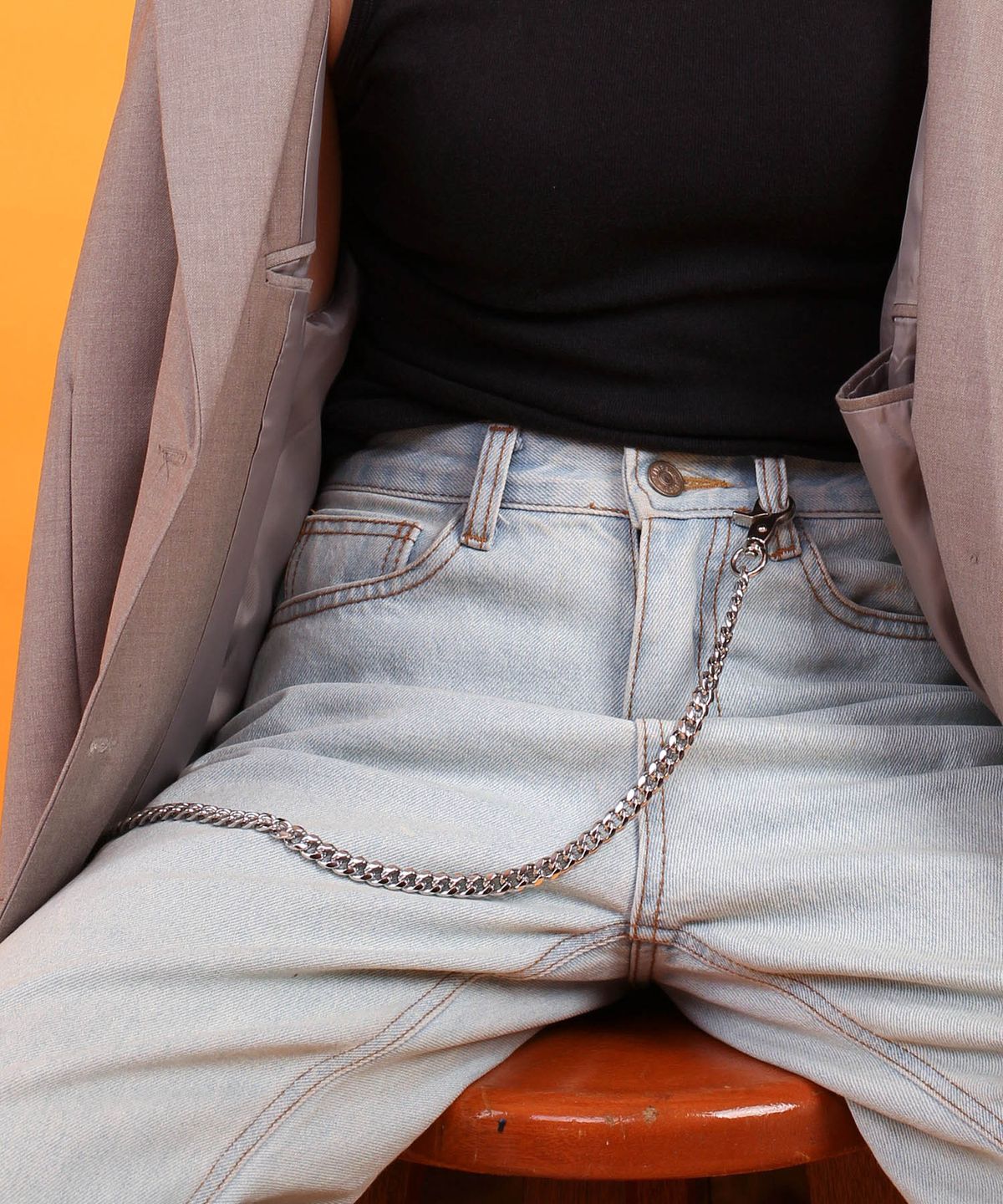 페퍼시즈닝(PEPPERSEASONING) 팬츠체인 UNISEX BOLD CHAIN