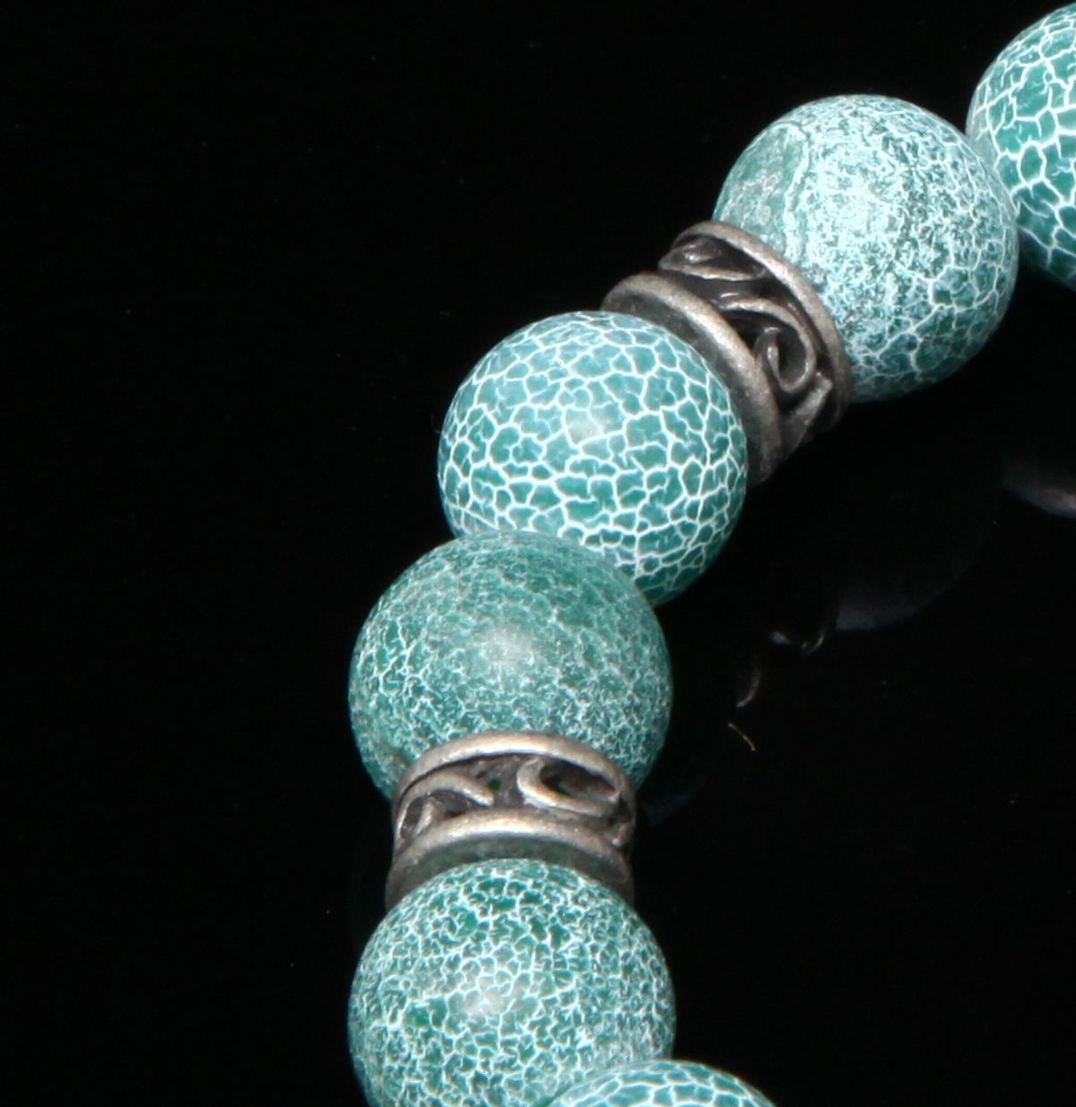 에잇볼륨(EIGHTVOLUME) EV Crack Bead Bracelet(Green)