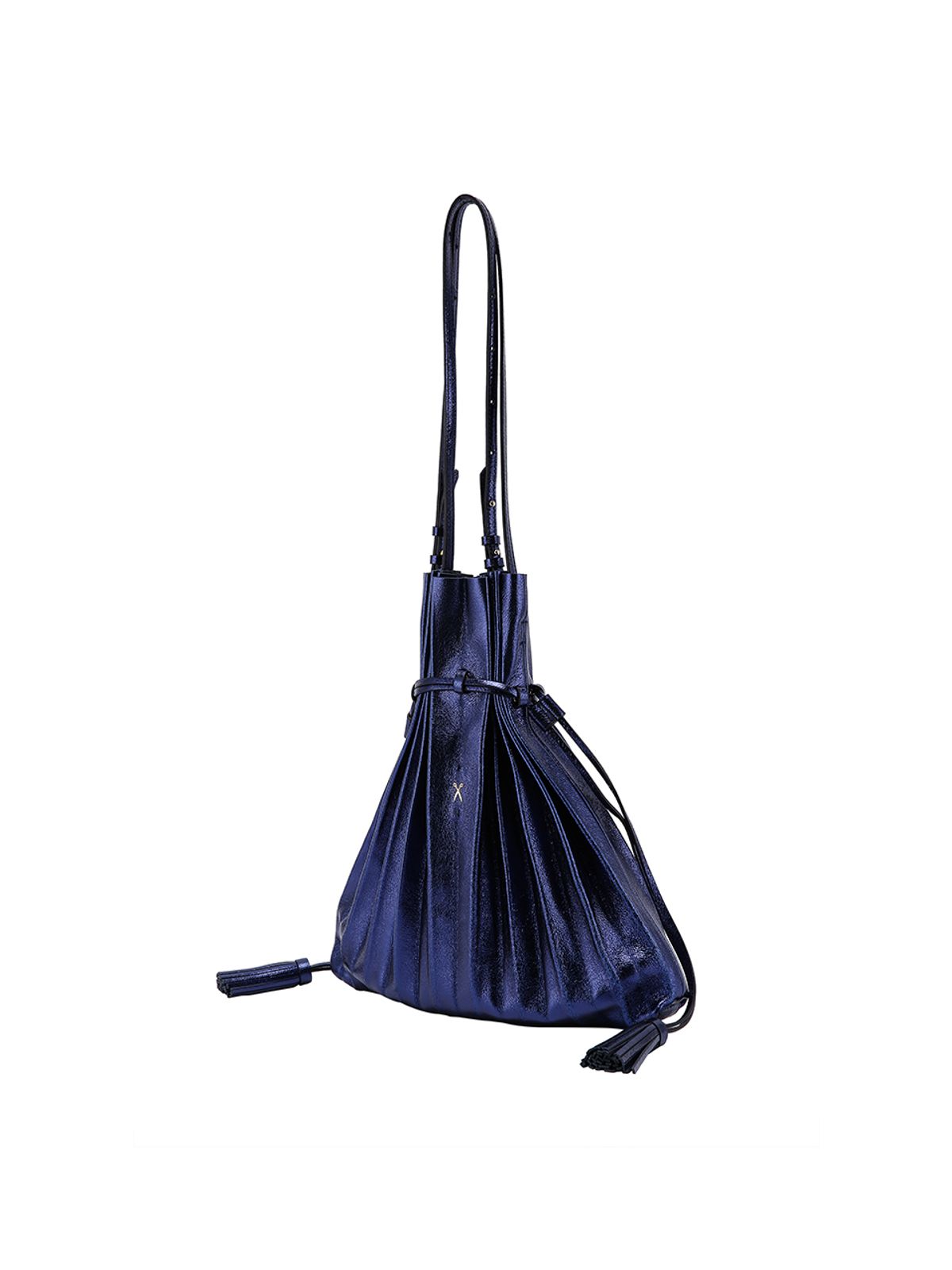 조셉앤스테이시(JOSEPH&STACEY) Lucky Pleats Shopper Cracked Blue