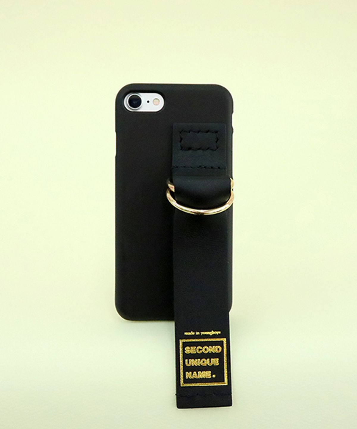 세컨드유니크네임(SECOND UNIQUE NAME) SUN CASE LEATHER CARD BLACK