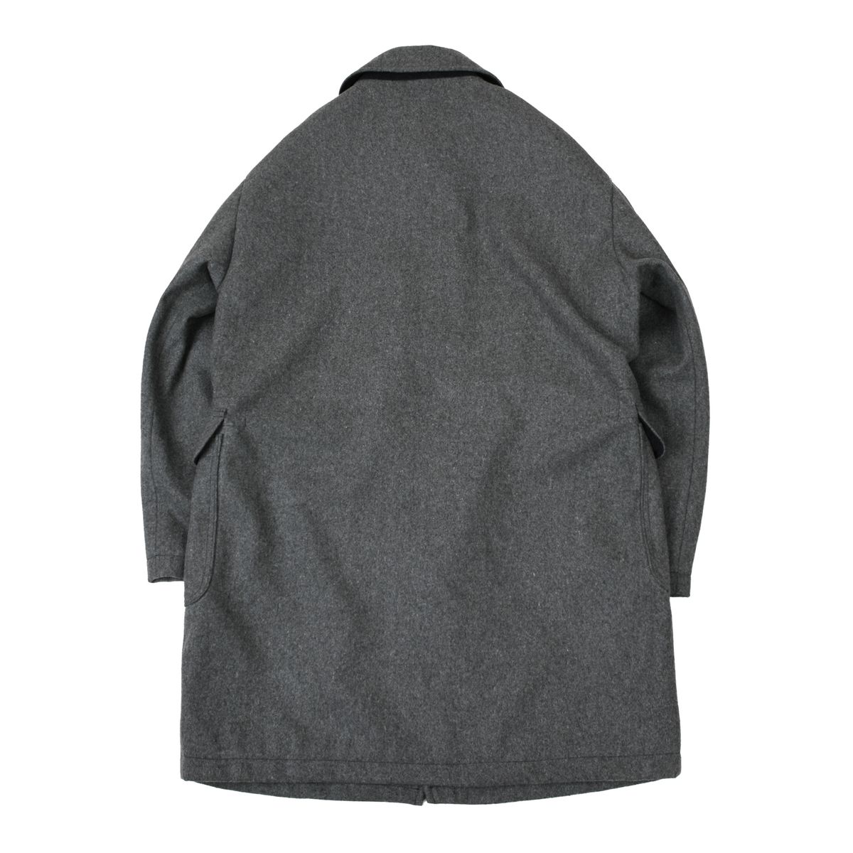 스웰맙(SWELLMOB) Swellmob wool melton coat -grey-