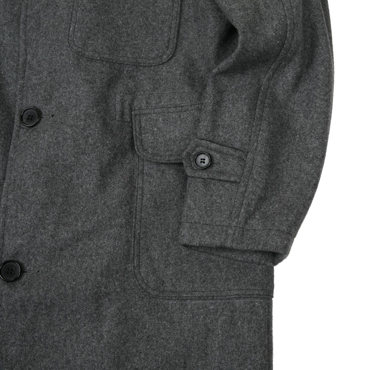 스웰맙(SWELLMOB) Swellmob wool melton coat -grey-