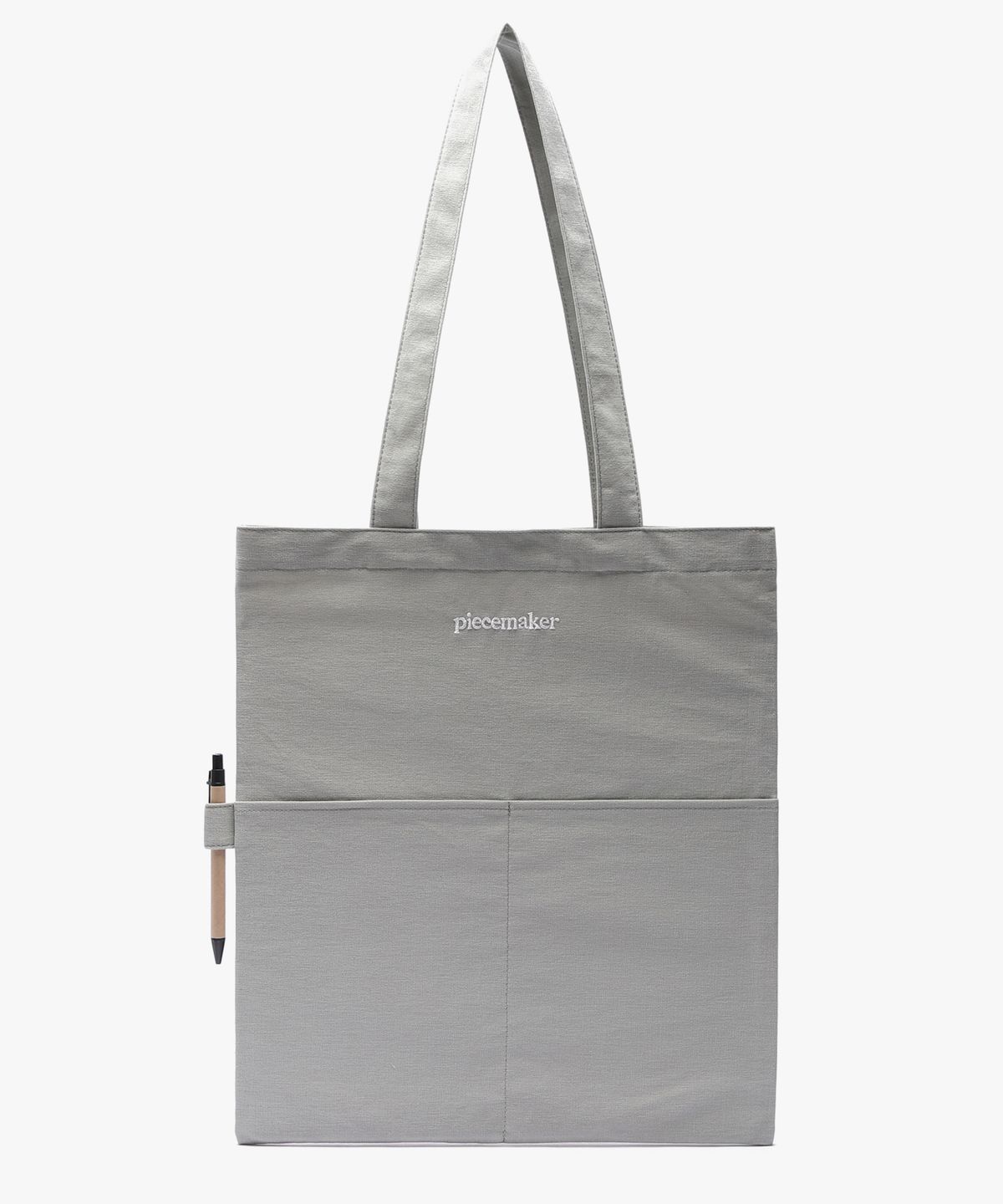 피스메이커(PIECE MAKER) PEACH POCKET BAG (LIGHT GREY)