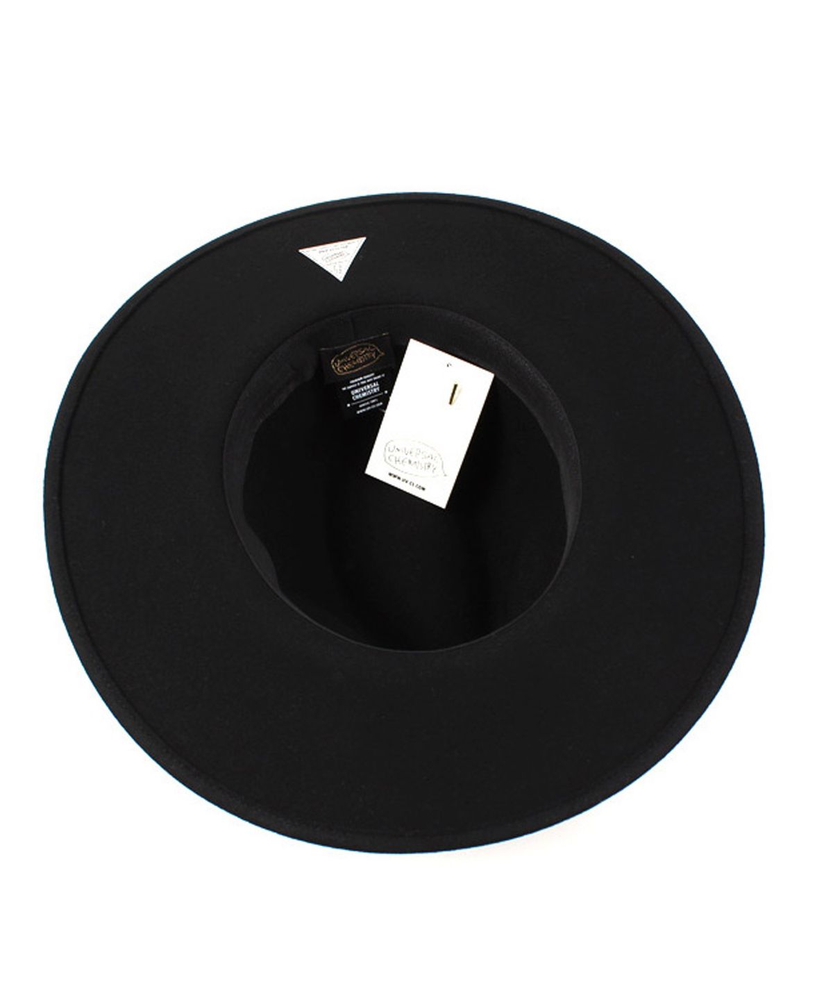 유니버셜 케미스트리(UNIVERSAL CHEMISTRY) Gold Metal Line Wool Fedora BK 페도라