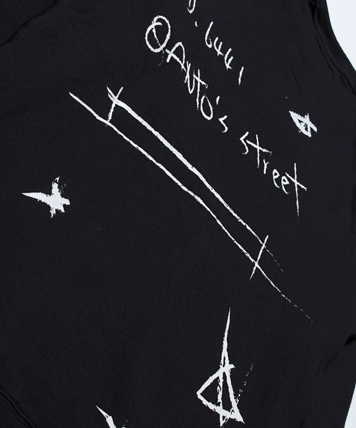 콴토데로코스(QANTO DE LOCOS) QANTO STREET_CREWNECK_BLACK