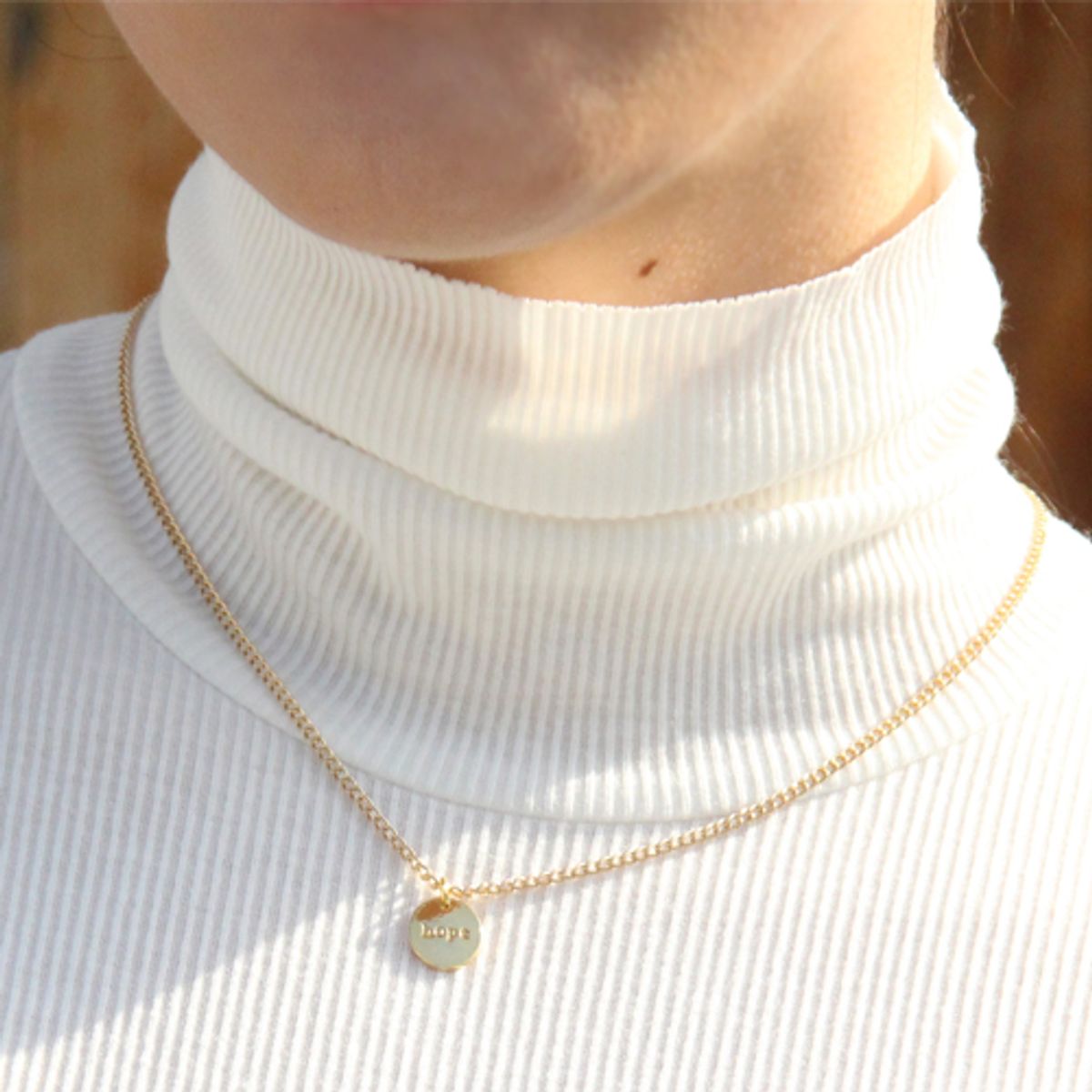 러쉬오프(RUSH OFF) [RUSHOFF]Gold Daily Circle Necklace/골드데일리써클 목걸이