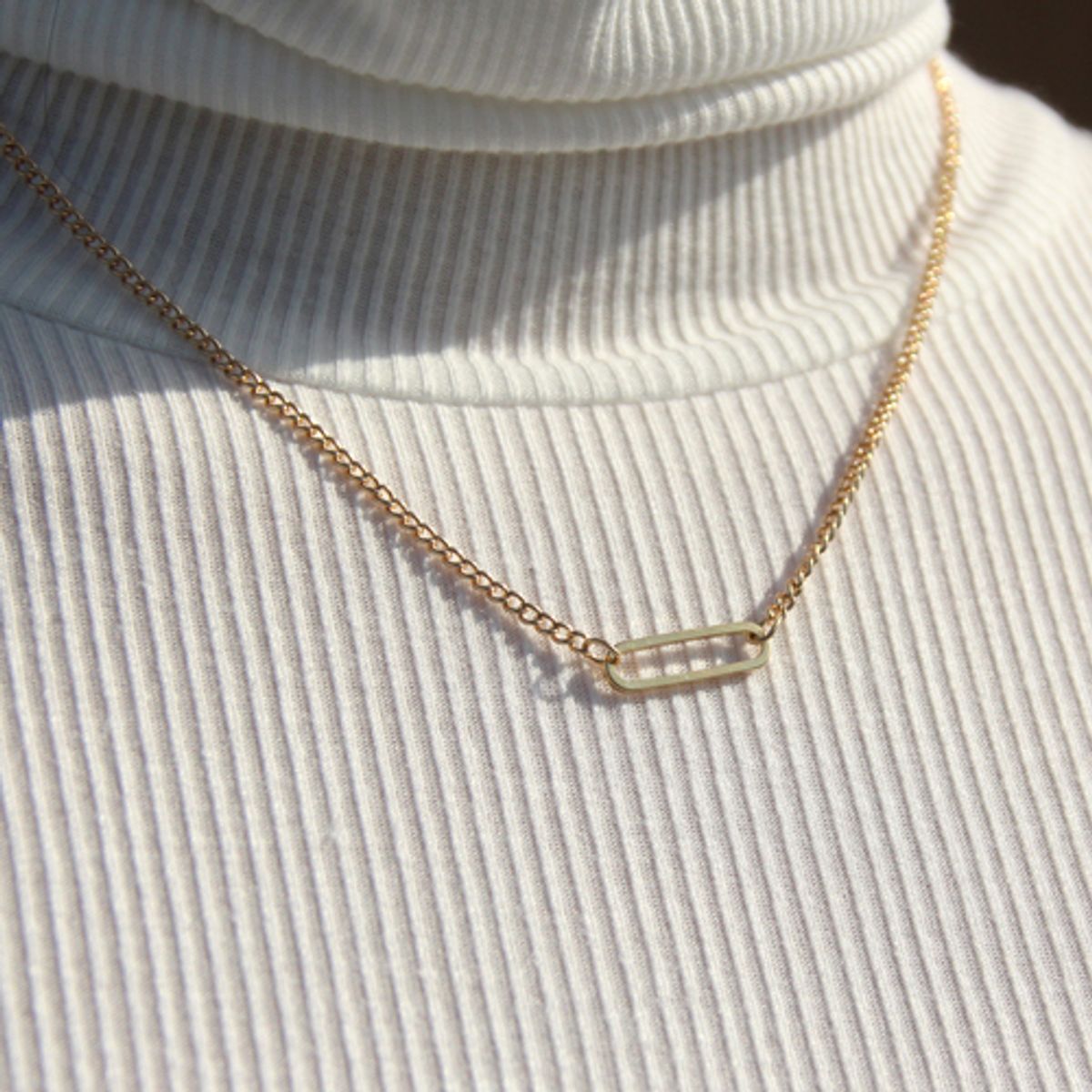 러쉬오프(RUSH OFF) [RUSHOFF]Gold Daily Clip Necklace/ 골드데일리클립 목걸이