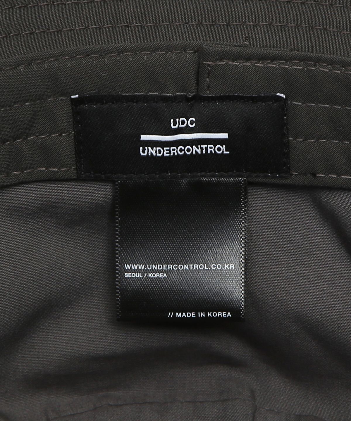 언더컨트롤(UNDERCONTROL) 여름 버킷햇 SQUARE BUCKET / UNION UDC / PC / CHARCOAL