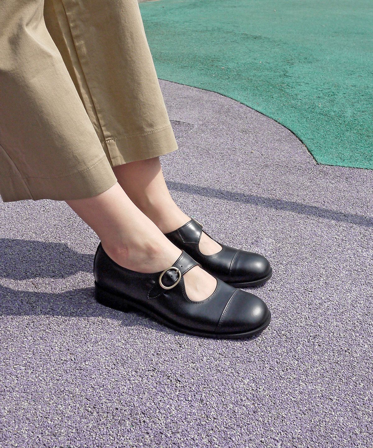 흰(HEENN) heenn . 메리제인슈즈 hs1801 black