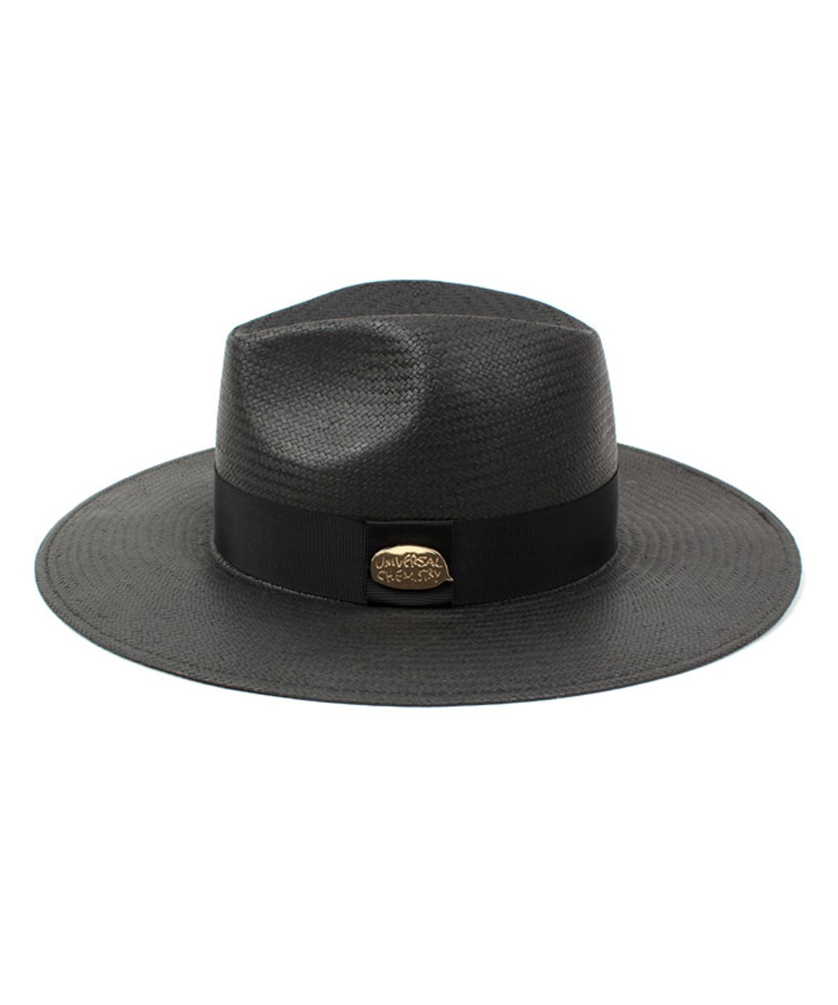 유니버셜 케미스트리(UNIVERSAL CHEMISTRY) Gold-Metal Summer Black Fedora 섬머블랙페도라