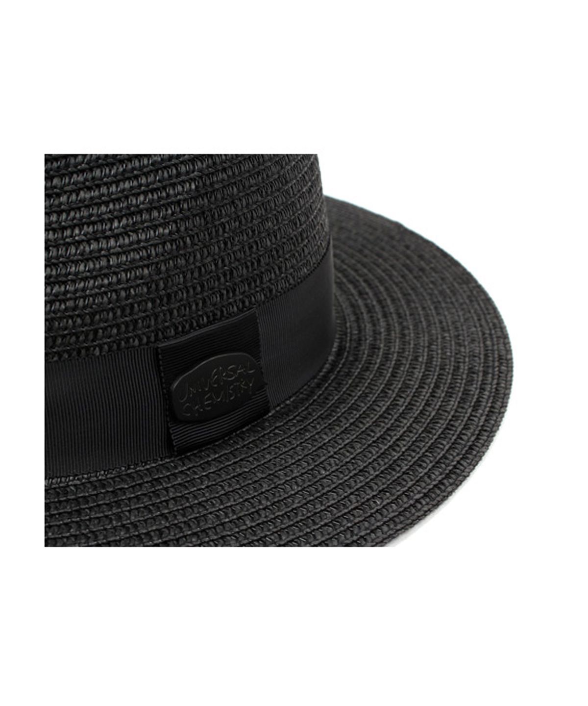 유니버셜 케미스트리(UNIVERSAL CHEMISTRY) Black-Metal Summer Black Fedora 섬머블랙페도라