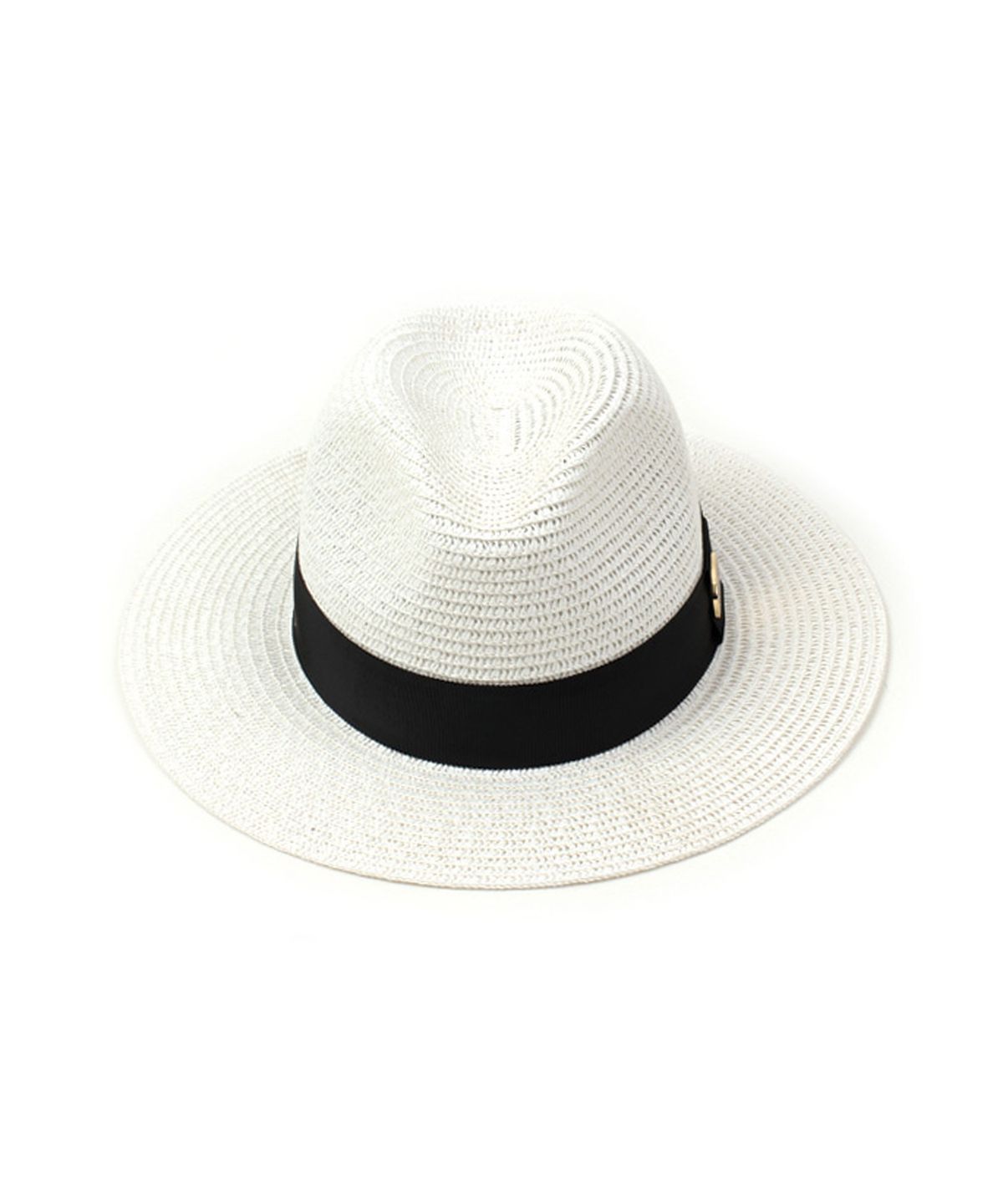 유니버셜 케미스트리(UNIVERSAL CHEMISTRY) Gold-Metal Summer White Fedora 썸머화이트페도라