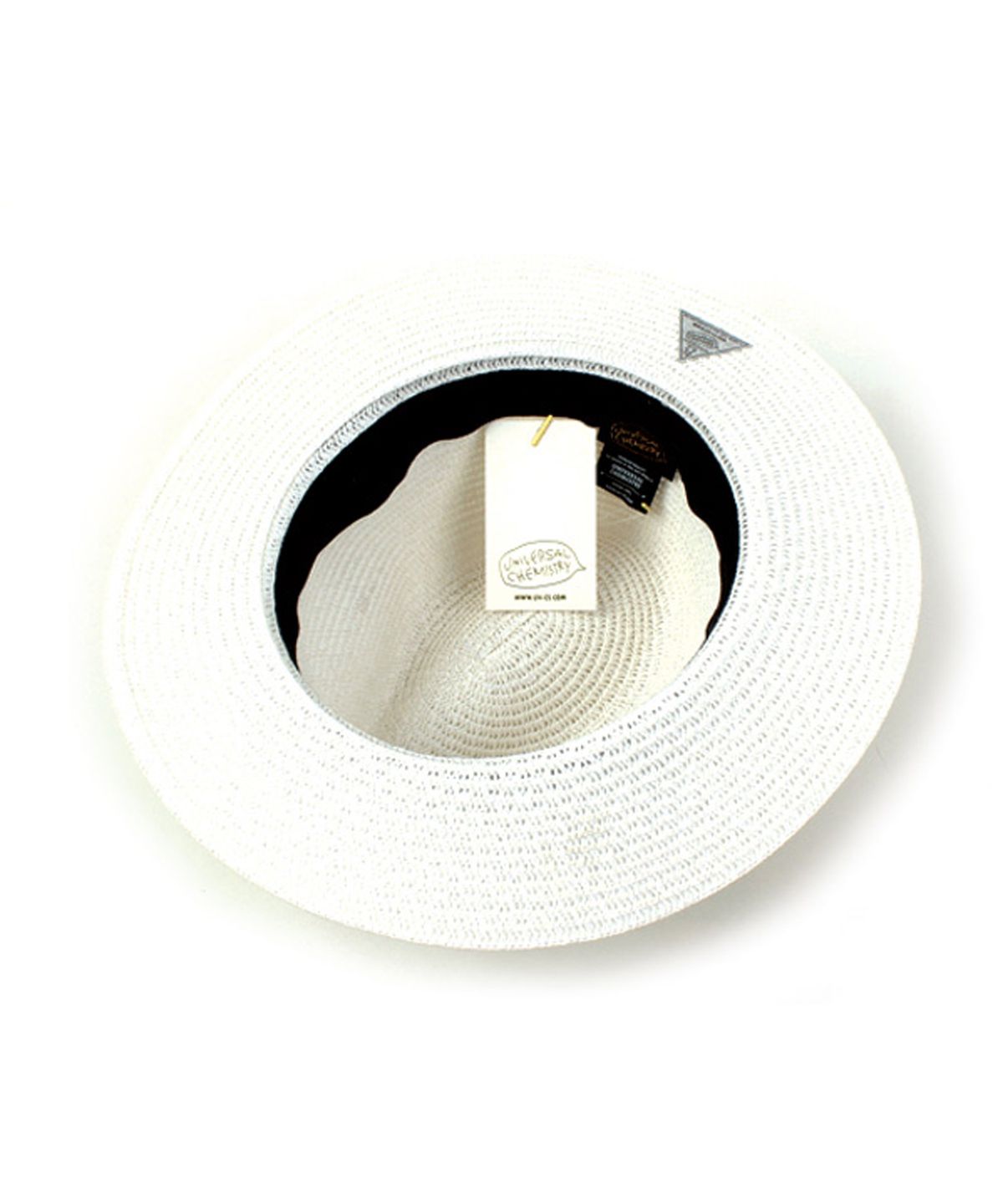 유니버셜 케미스트리(UNIVERSAL CHEMISTRY) Gold-Metal Summer White Fedora 썸머화이트페도라