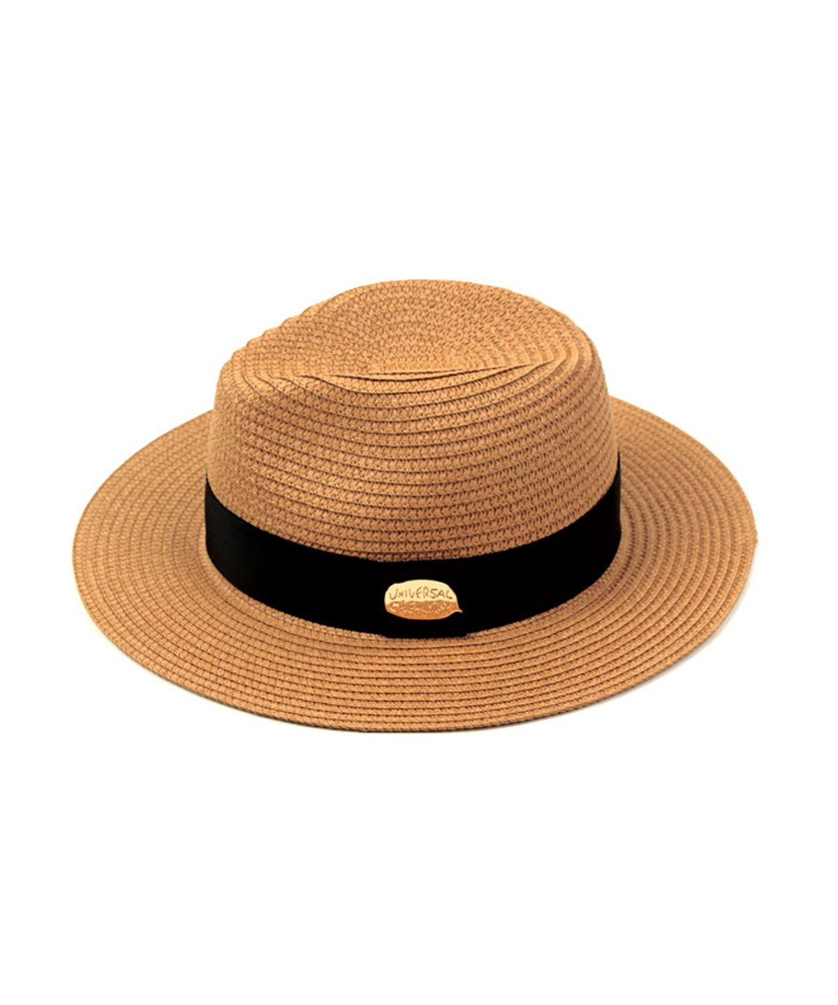유니버셜 케미스트리(UNIVERSAL CHEMISTRY) Gold-Metal Summer Beige Fedora 썸머베이지페도라