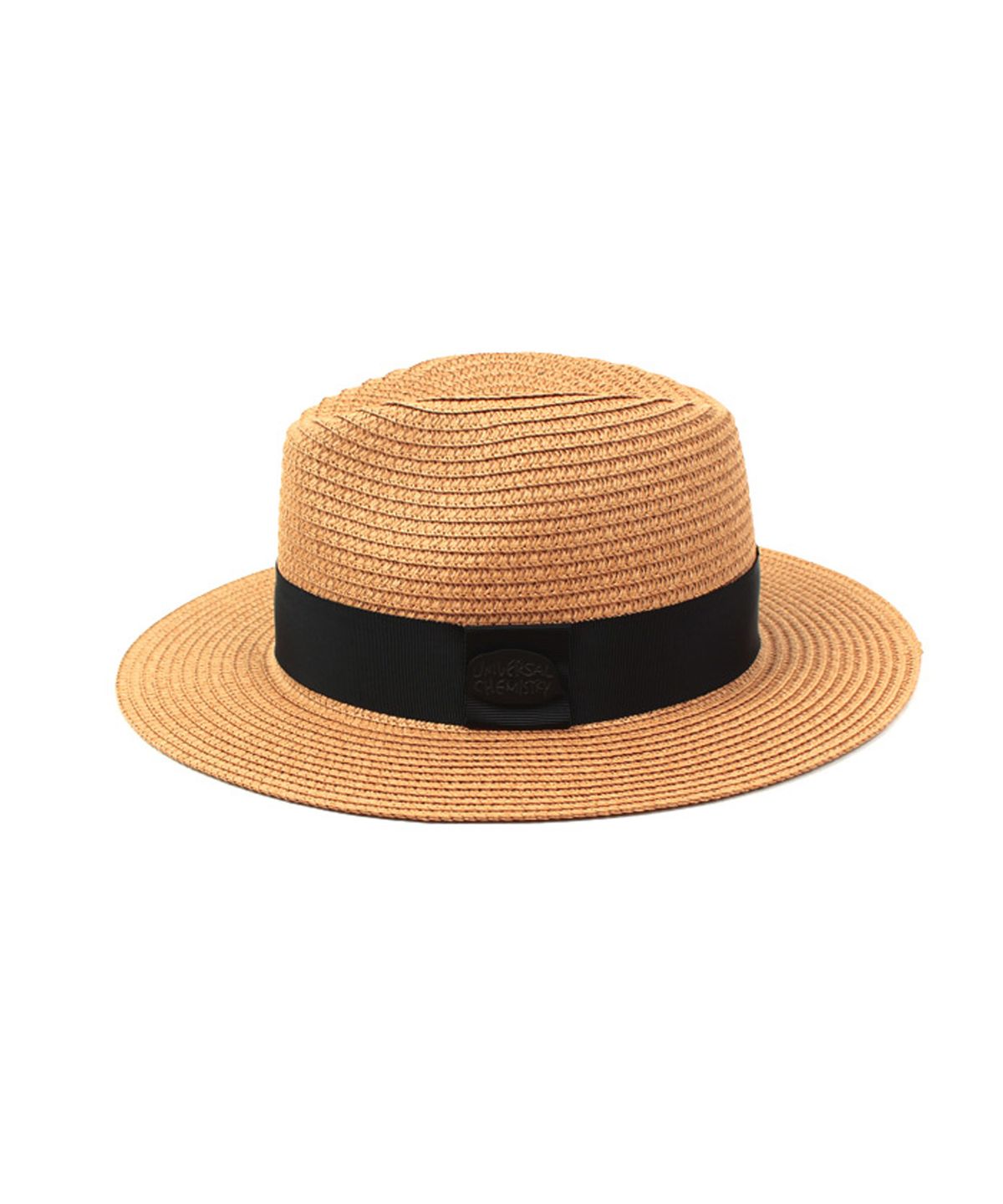 유니버셜 케미스트리(UNIVERSAL CHEMISTRY) Black-Metal Summer Beige Fedora 썸머베이지페도라