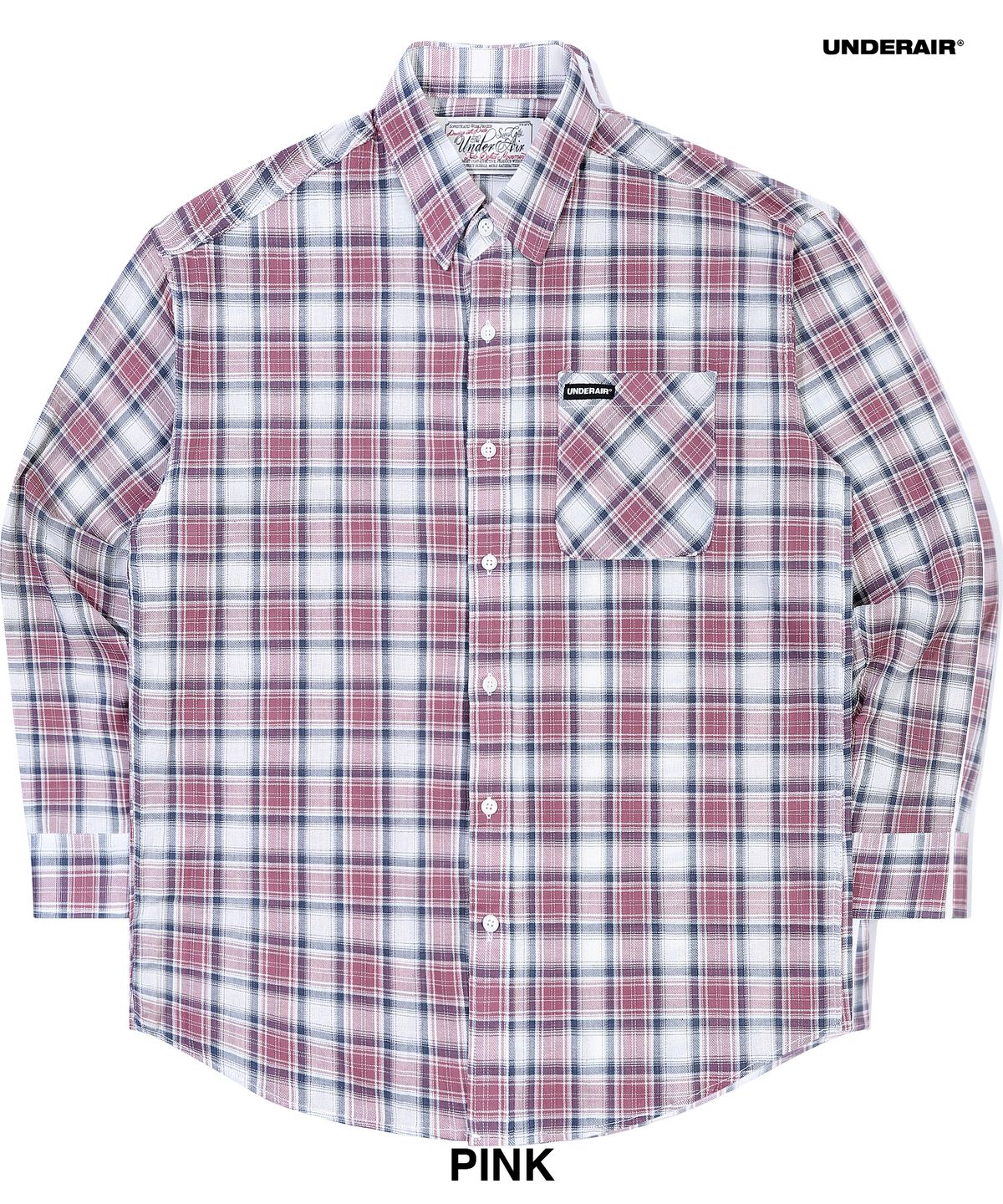 언더에어(UNDERAIR) [세미오버] PALAITE CHECK SHIRTS (3 COLOR)
