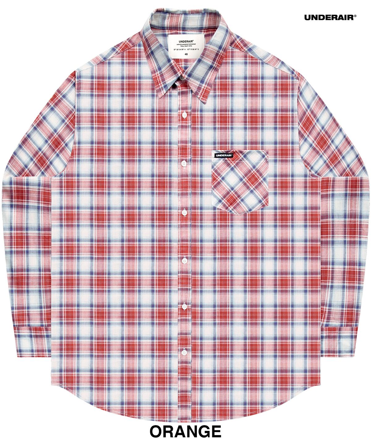 언더에어(UNDERAIR) [세미오버] PALAITE CHECK SHIRTS (3 COLOR)