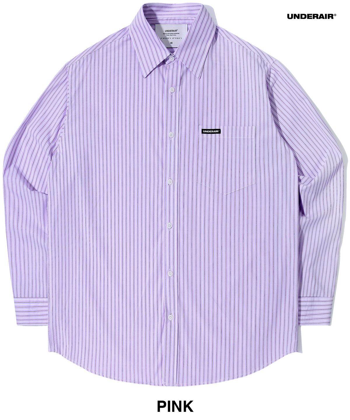 언더에어(UNDERAIR) [오버사이즈] Lover Man Stripe Shirts (3 COLOR)