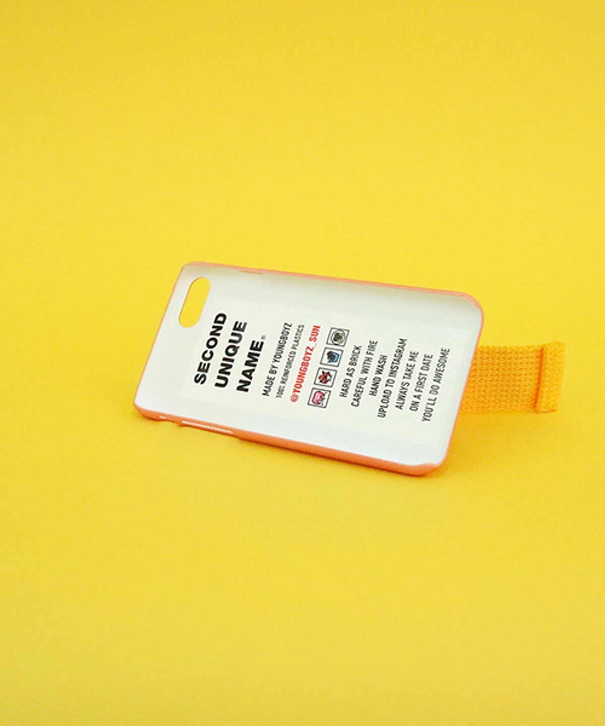 세컨드유니크네임(SECOND UNIQUE NAME) SUN CASE CORAL ROSE YELLOW (WORD)