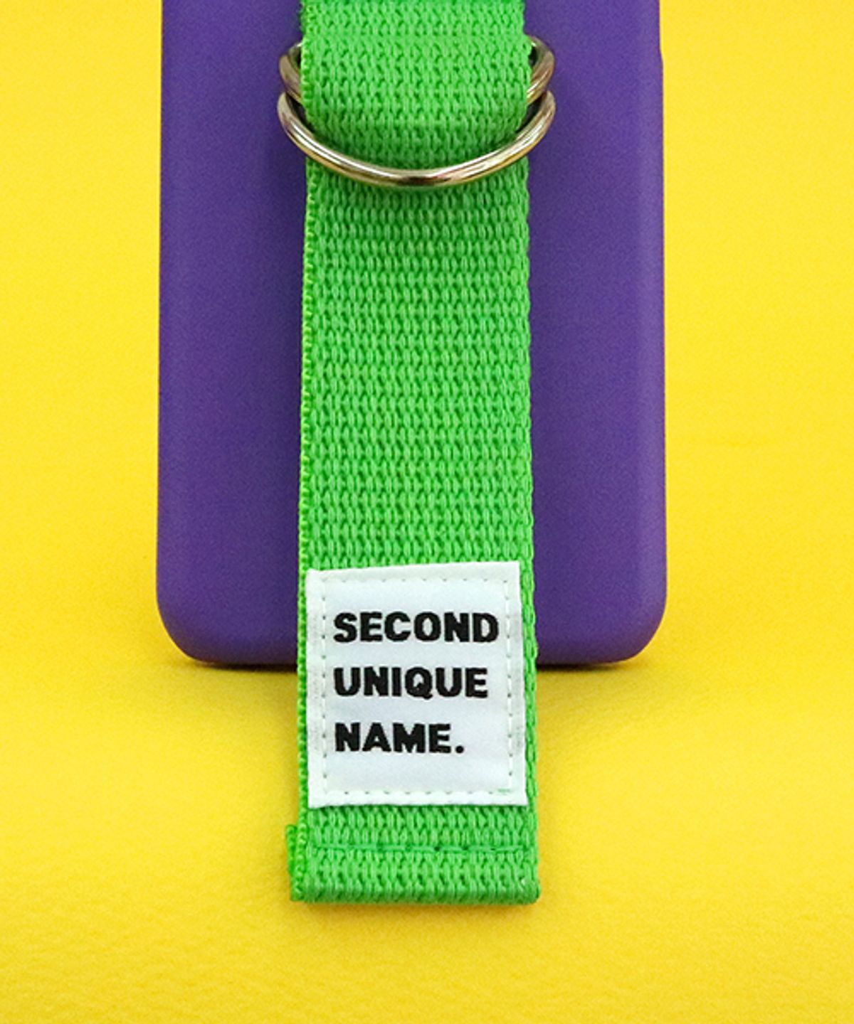 세컨드유니크네임(SECOND UNIQUE NAME) SUN CASE VIOLET YELLOW GREEN (ILLUST)
