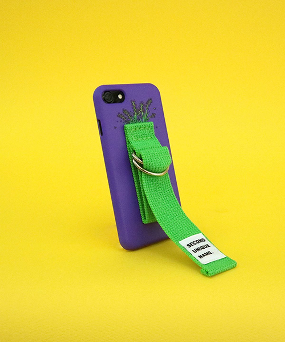 세컨드유니크네임(SECOND UNIQUE NAME) SUN CASE VIOLET YELLOW GREEN (ILLUST)