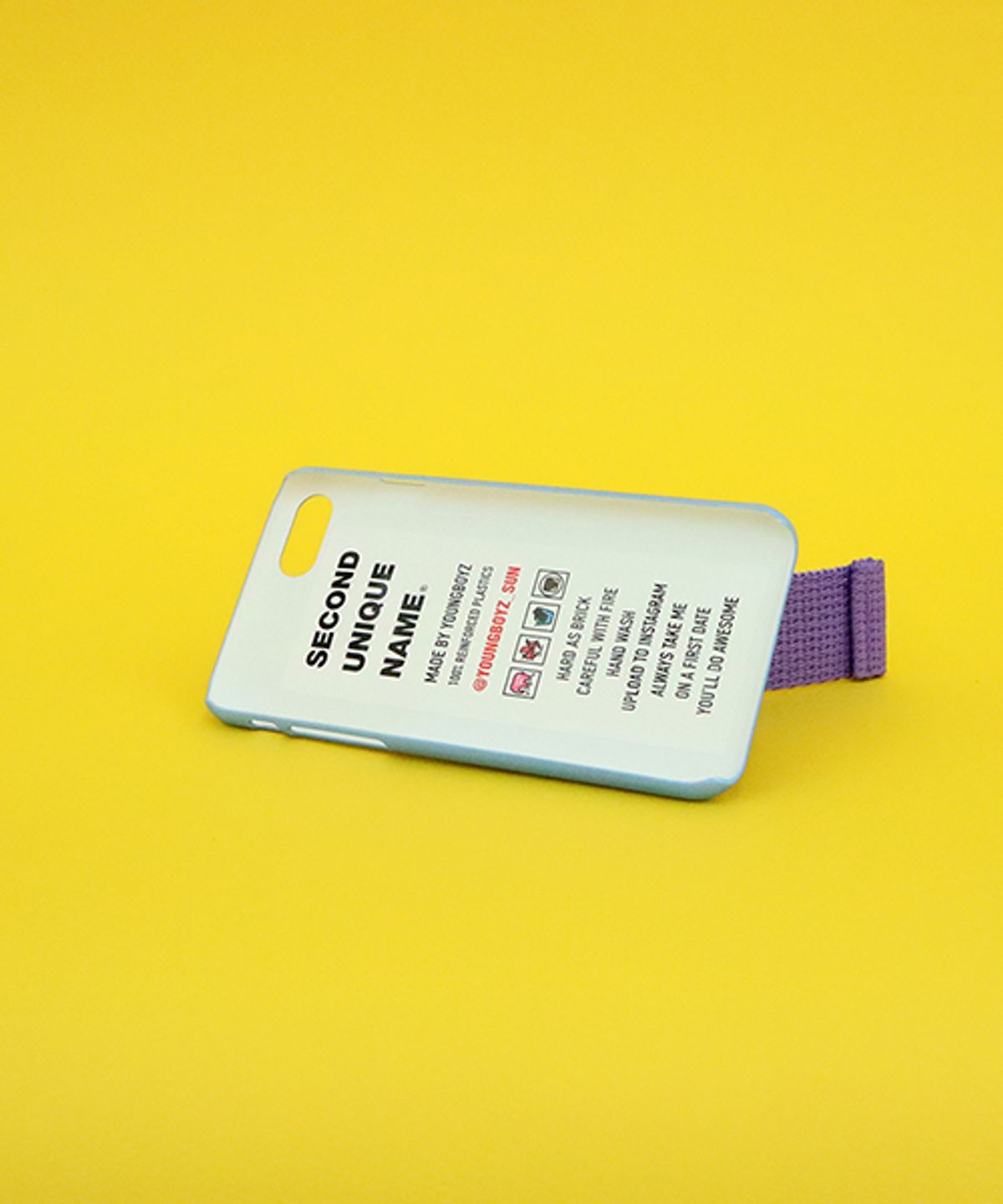 세컨드유니크네임(SECOND UNIQUE NAME) SUN CASE LITTLE BLUE LIGHT PURPLE (ILLUST)