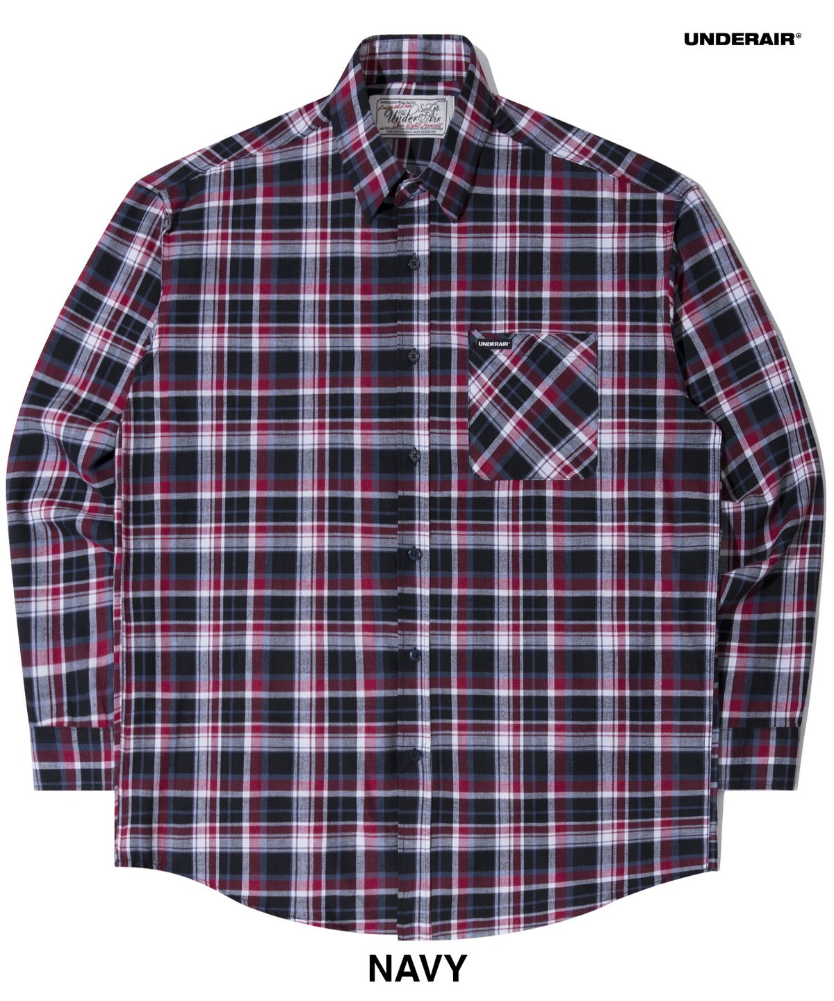 언더에어(UNDERAIR) [오버사이즈] ROCKALLITE CHECK SHIRTS (3 COLOR)