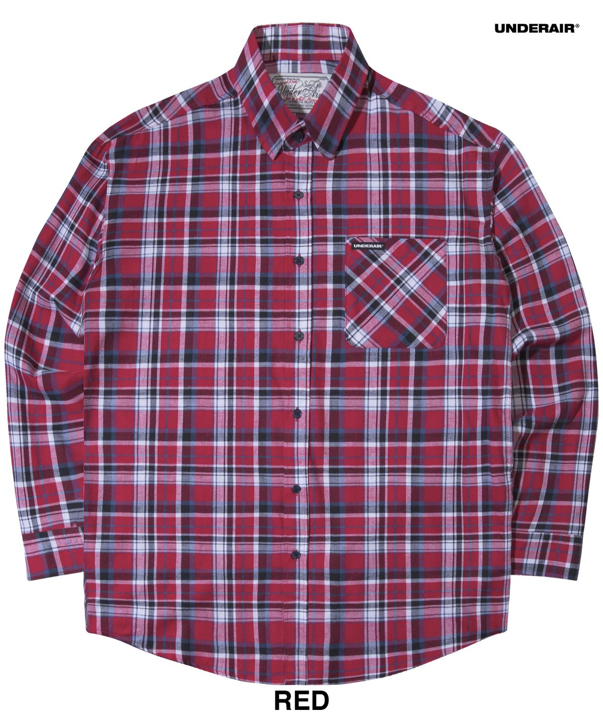 언더에어(UNDERAIR) [오버사이즈] ROCKALLITE CHECK SHIRTS (3 COLOR)