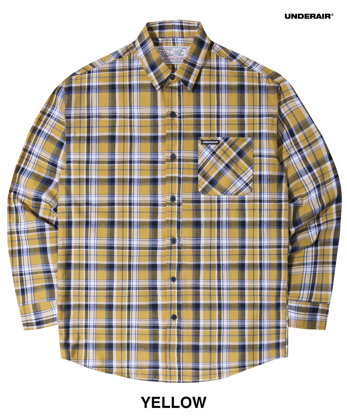 언더에어(UNDERAIR) [오버사이즈] ROCKALLITE CHECK SHIRTS (3 COLOR)