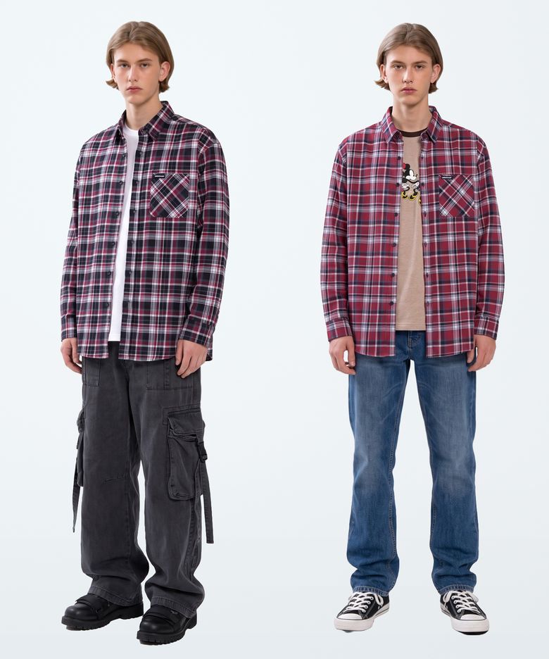 [오버사이즈] ROCKALLITE CHECK SHIRTS (3 COLOR)